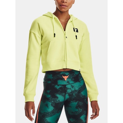 Under Armour Project Rock HW Terry FZ Sweatshirt Under Armour | Zelen | ЖЕНИ | S