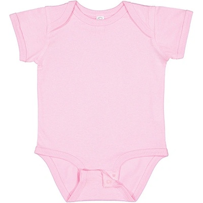 Rabbit Skins Dojčenské body s krátkym rukávom EU Pink Monate