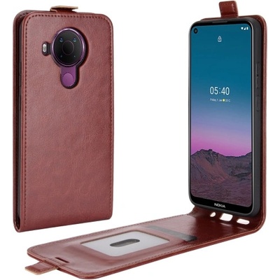 VSECHNONAMOBIL Vyklápěcí pouzdro Nokia 5.4 hnědé 30498