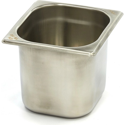 Gastronádoba 1/6 GN - hloubka 15 cm - 17,6 x 16,2 cm - nerezová ocel