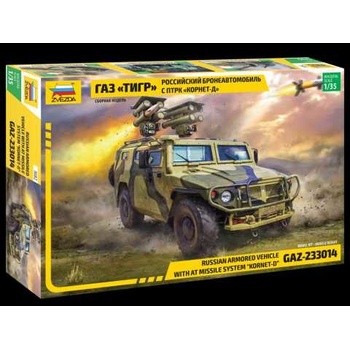 Zvezda Model Kit military 3682 GAZ with AT missile system Kornet D CF 32 3682 1:35