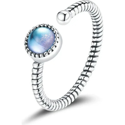 P&J Jewellery Stříbrný prsten Měsíční kámen SRUNI36