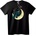 NOONEBRAND Тениска Космонавт и Музика на Луната - XS, Black