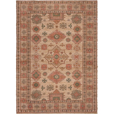 Flair Rugs Ръчно изработен килим със смес от юта в розов и теракотен цвят 160x230 cm Lana Jute - Flair Rugs (503119377599)