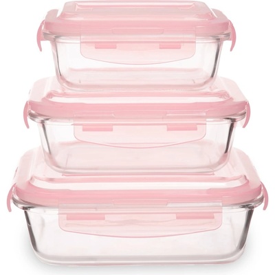 Premier Housewares Стъклени буркани за храна 3 бр. Freska - Premier Housewares (1209970)