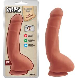  Пенис дилдо с тестиси, плътско удоволствие, 23, 5см. - Carnal Pleasure Latin (CHISA00268)