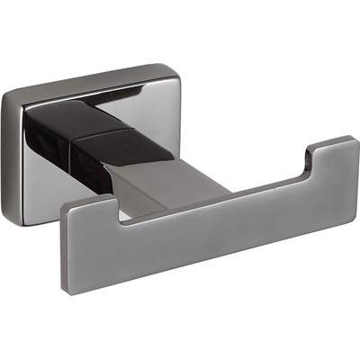 Mexen Arno двойна кука за хавлии, черен хром - 7020735-73 (7020735-73)