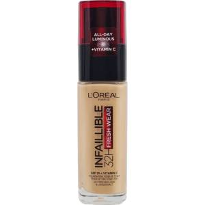 L'Oréal Infallible 32H Fresh Wear Foundation 30 ml make-up 200 Natural Linen