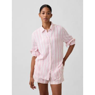 GAP Ленена риза Easy Shirt GAP GAP | Rozov | ЖЕНИ | XXS