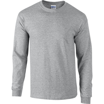 Gildan tričko s dlouhým rukávem Ultra 2400 Sport Grey