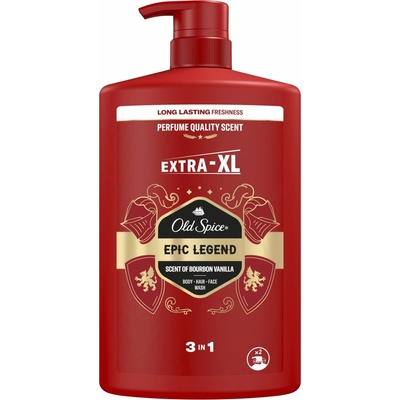Old Spice Epic Legend sprchový gél na tvár, telo a vlasy pre mužov 1000 ml