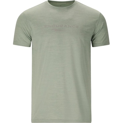ENDURANCE Мъжка спортна тениска ENDURANCE Portofino S/S Performance Tee Sport shirt - Green Milieu - размер XL (016-8761-1914)