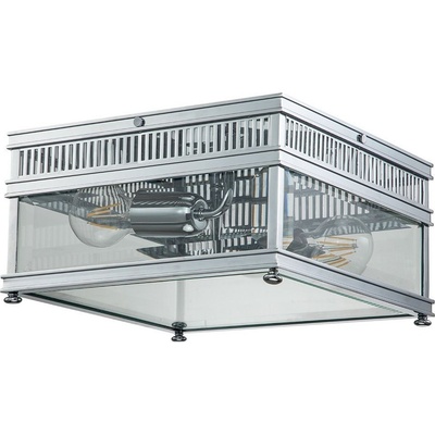 Elstead Lighting HOLBORN-F-PC - Външно осветително тяло HOLBORN 2xE27/60W/230V IP44 блестящ хром (ED0920)