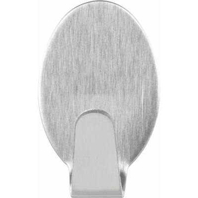 tesa® Permanent háčky ocelové, oválné, nerezová ocel Rozměr: ŠxVxH: 1,7 × 3 × 1,5 cm, Doplňující informace: 4 háčky, velikost XS, oválné, nerez
