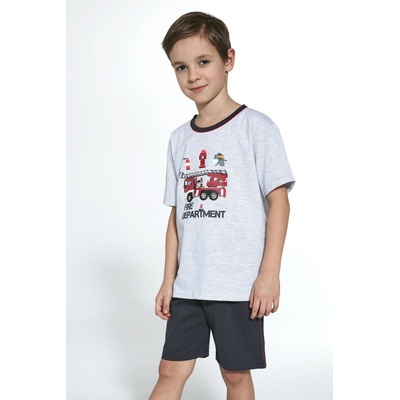 Cornette Kids Boy Fire Chlapecké pyžamo melanž