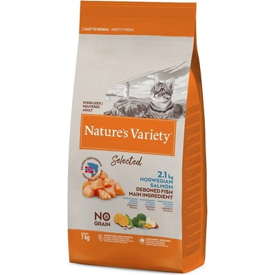 Nature’s Variety Selected Sterilised norský losos 2 x 7 kg