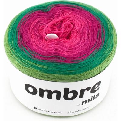 MILA Příze OMBRE Classic 1200m/3nitky M039 - Meloun