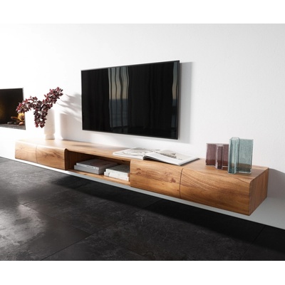 Delife New Live Edge 200 cm 4 dvířka závěsný