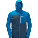 Jack Wolfskin Outdoorová bunda Eagle Peak II Softshell Blue Pacific