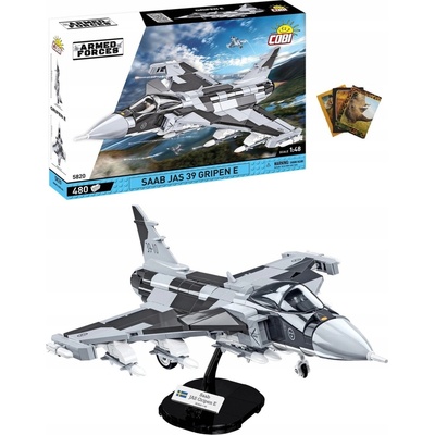 COBI 5820 Armed Forces Švédský víceúčelový bojový letoun SAAB JAS 39 Gripen E – Zboží Dáma