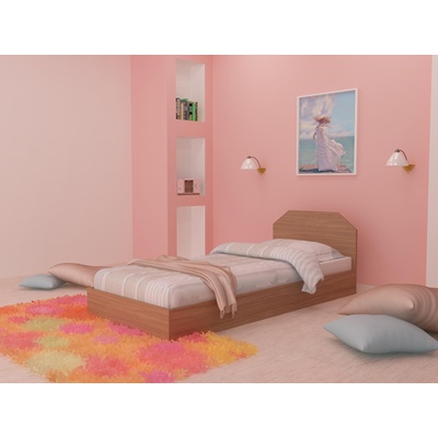 DST Легло за матрак 82/190 Moni-dst, дъб амбер