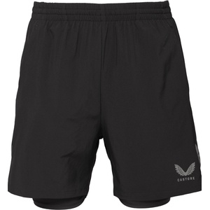 CASTORE Flow 2-in-1 short черно, сребърно xl (mlm00027cas-a023)