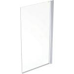 Geberit GEO - Параван за вана, 80x150 cm, сребрист/прозрачно стъкло 560.118. 00.2 (560.118.00.2)