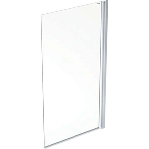 Geberit GEO - Параван за вана, 80x150 cm, сребрист/прозрачно стъкло 560.118. 00.2 (560.118.00.2)