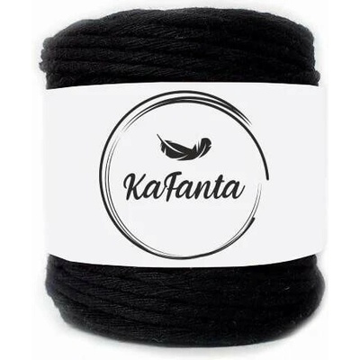 Macrame priadza KaFanta 3mm/200m - čierna