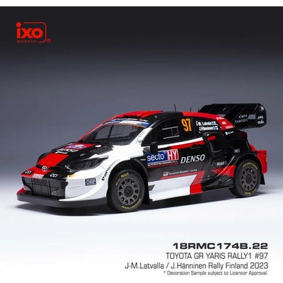 IXO Toyota GR Yaris Rally1 Rallye Monte-Carlo 2023 17 Ogier Landais 1:18