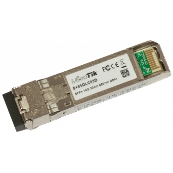 MikroTik Оптичен модул MikroTik S+85DLC03D, 10G SFP+, MM, 300m, 850nm, LC (S+85DLC03D)