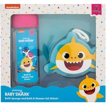 Pinkfong Baby Shark dětský sprchový gel a pěna + houba 250 ml