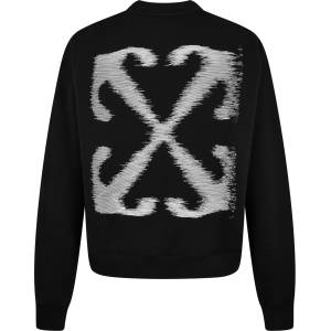 OFF WHITE Риза с дълъг ръкав OFF WHITE Men's Arrow Cotton Long Sleeve Crew Sweatshirt - Black - sportihobi - 1 183,26 лв