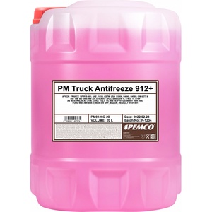 PEMCO Антифриз Truck червен концентрат G12+ LONGLIFE (-76C) 20л (PM9126C-20)