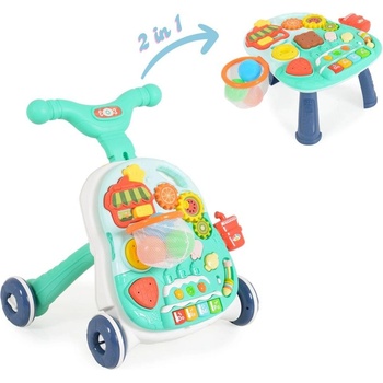 Moni Играчка за прохождане 2в1 Basket син (3800146224363)