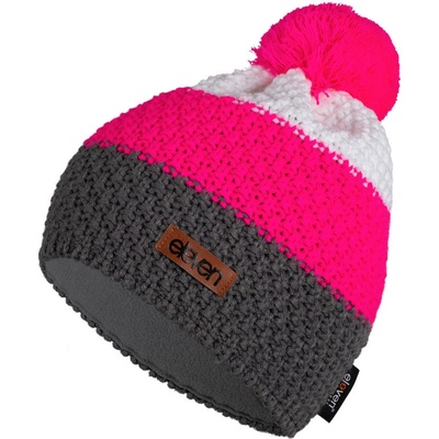 Eleven pletená čiapka POM pink