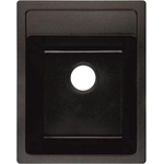 Inter Ceramic Кухненска мивка Inter Ceramic, композит, черен гранит, 40x50 см (4050BLACK) Мивка за вграждане