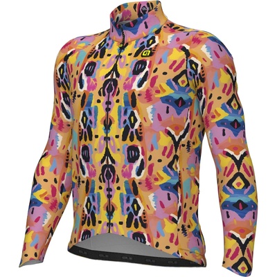 Alé Мъжка фланелка с дълъг ръкав за колоездене Alé Special Edition Tribal L/S Jersey Cycling jersey - Orange - размер XXL (056-3808-0117)
