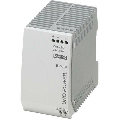 Phoenix Contact UNO-PS/1AC/24DC/100W sieťový zdroj na montážnu lištu (DIN lištu) 24 V/DC 4.2 A 100 W Počet výstupov:1 x
