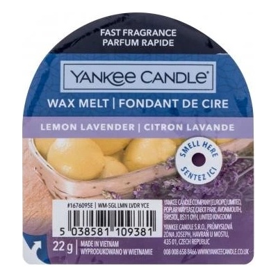 Yankee Candle Vonný vosk do aroma lampy Lemon Levander 22 g – Zboží Dáma