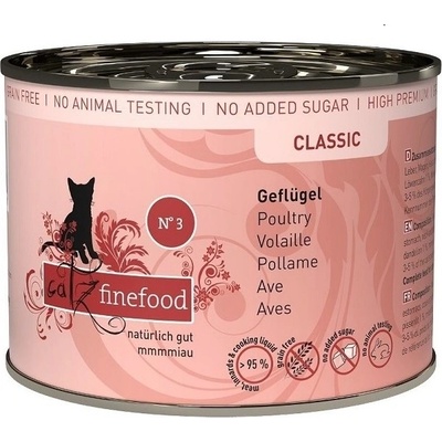Catz Finefood No.3 s drůbežím masem 200 g