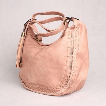 Flora & Co Středně velká crossbody kabelka A10 růžová