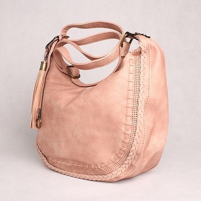Flora & Co Středně velká crossbody kabelka A10 růžová