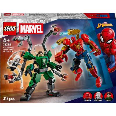 Конструктор LEGO Marvel Super Heroes - Битка с роботи: Спайдърмен срещу Док Ок (76338) (76338)