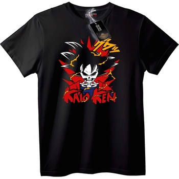 NOONEBRAND Тениска Черепен Goku Кайокен - M, White