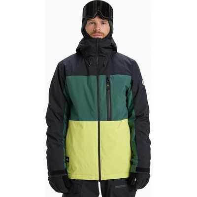 Quiksilver Мъжко яке за сноуборд Quiksilver Sycamore Block 20K dark ivy