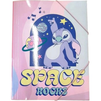 Папка с ластик Stitch Space Rocks (342-01510)