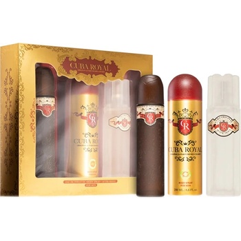 Cuba Royal подаръчен комплект с тоалетна вода 100мл и афтършейв 100мл за мъже 1 бр