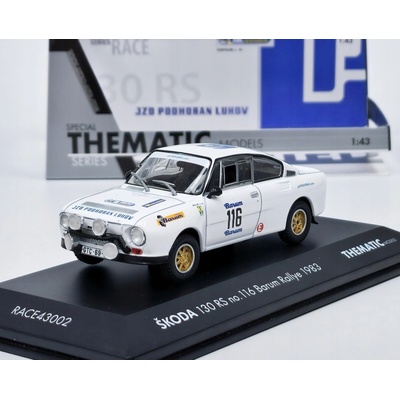 Škoda 130 RS no.116 J. Sedlář/ J. Častulík Barum Rallye 1983 THEMATIC 1:43