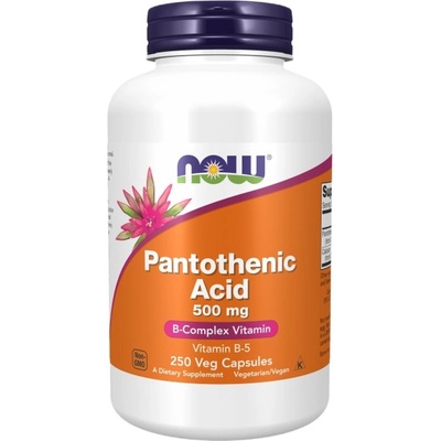 NOW Vitamin B-5 / Pantothenic Acid 500 mg [250 капсули]